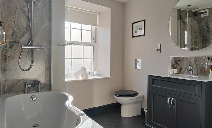 Our bathroom in our King room